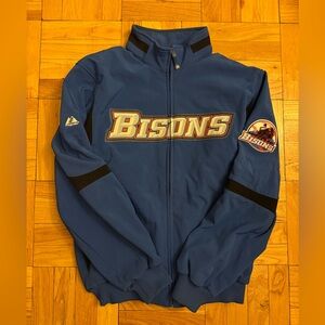 Buffalo Bisons Majestic Fleece Lined Jacket, Size L